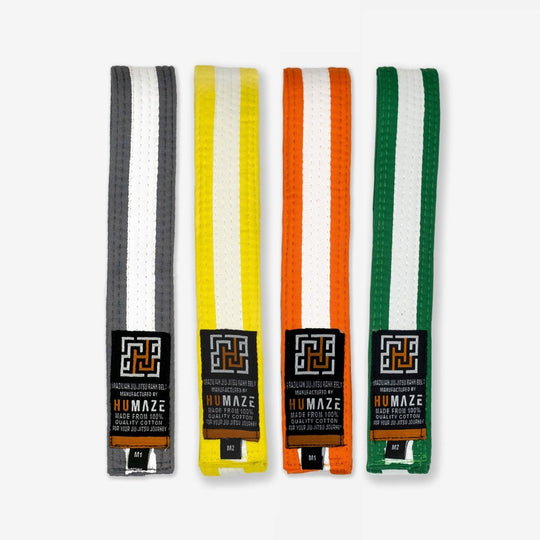 bjj white strip kids belt