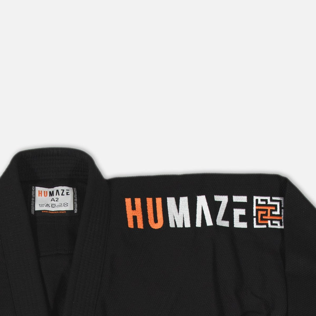 humaze bjj gi logo black origin edition