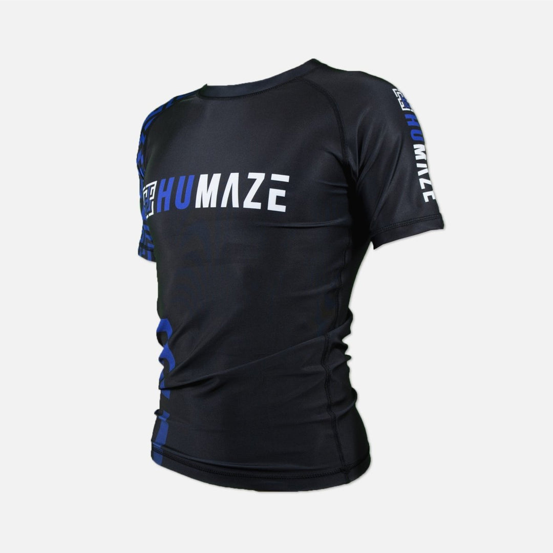 Blue BJJ Rashguard - Short Sleeves 