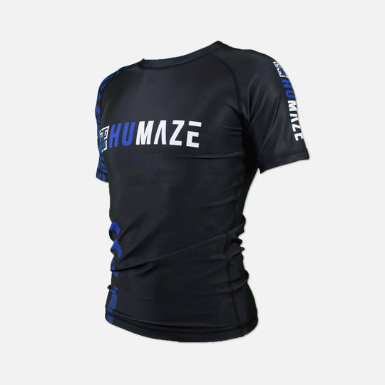 Blue BJJ Rashguard - Short Sleeves 